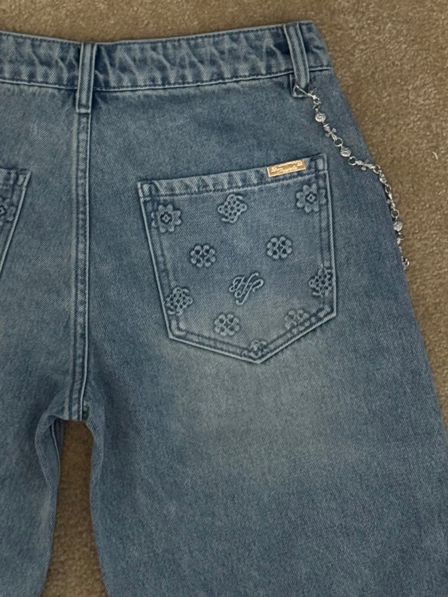 Hollywood Friends Denim Carpenter Shorts