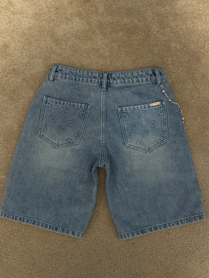 Hollywood Friends Denim Carpenter Shorts