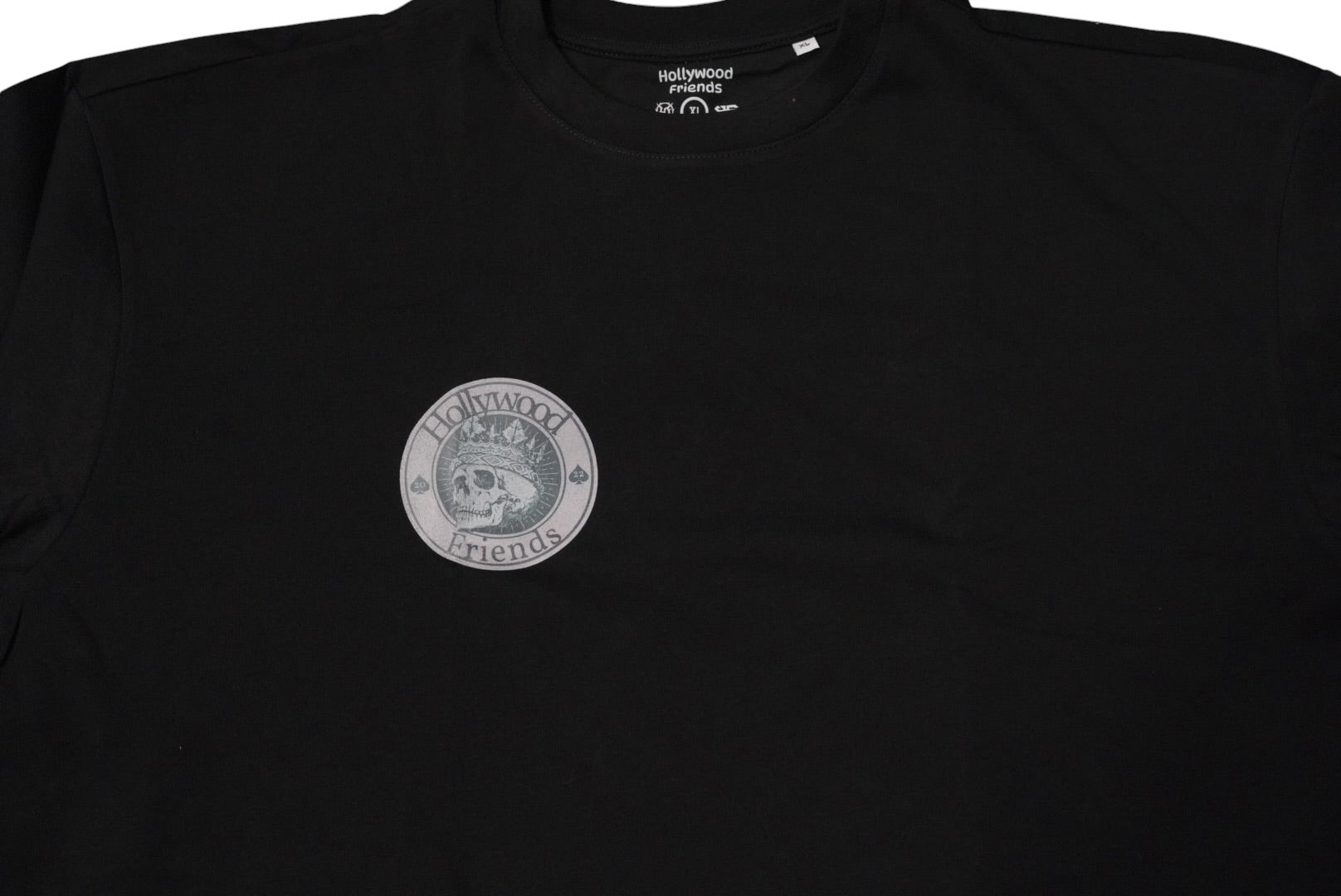 Skull Stamp Tee Black
